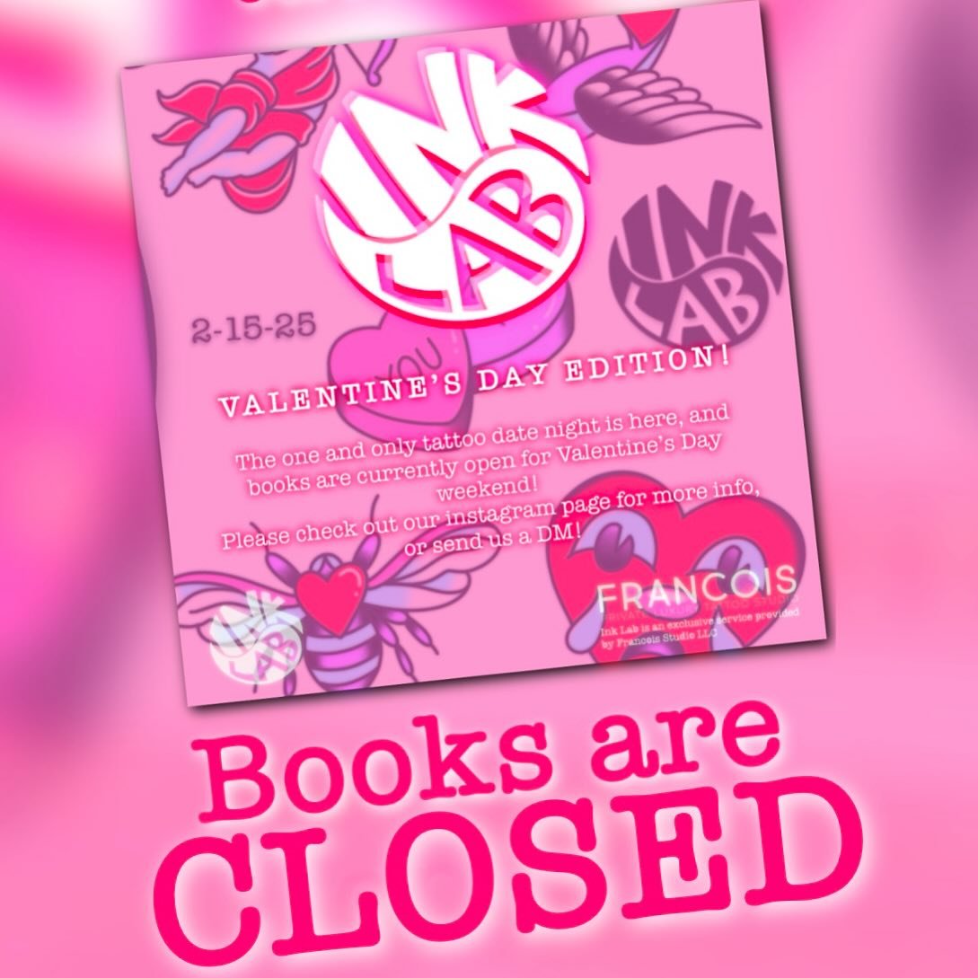 Our Valentine&rsquo;s Day Ink Lab is booked, stay tuned for future dates! #inklabohio