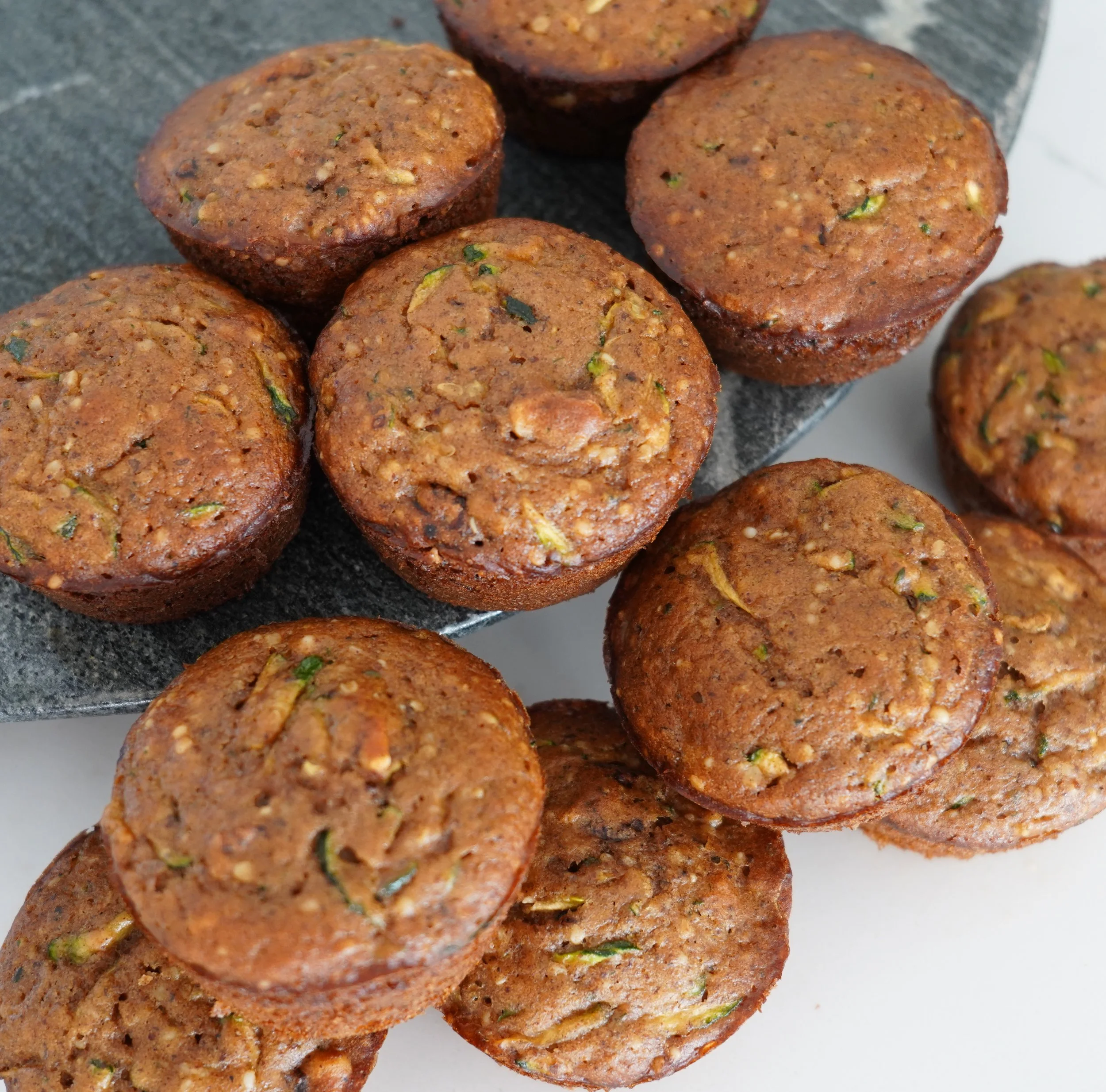 Healthful Zucchini-Nut Muffins 