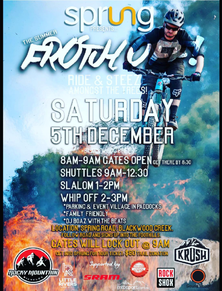 froth off poster event
