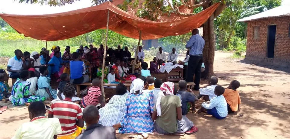 NEW CHURCH PLANT AS A RESULT OF THE 4 FIELDS DISCIPLESHIP MULTIPLICATION TRAINING IN UGANDA