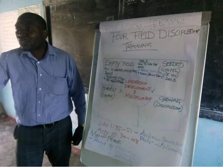 ZAMBIAN 4 FIELDS DISCIPLESHIP MULTIPLICATION TRAINING WITH MCDONALD CHONGO