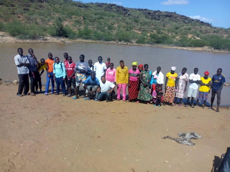 KENYAN KAKUMA REFUGEE CAMP ON FIRE FOR JESUS AS 16 SOULS ARE BAPTISED INTO JESUS AND MULTIPLICATION AND THE GOODNESS OF GOD BEING RELEASED.