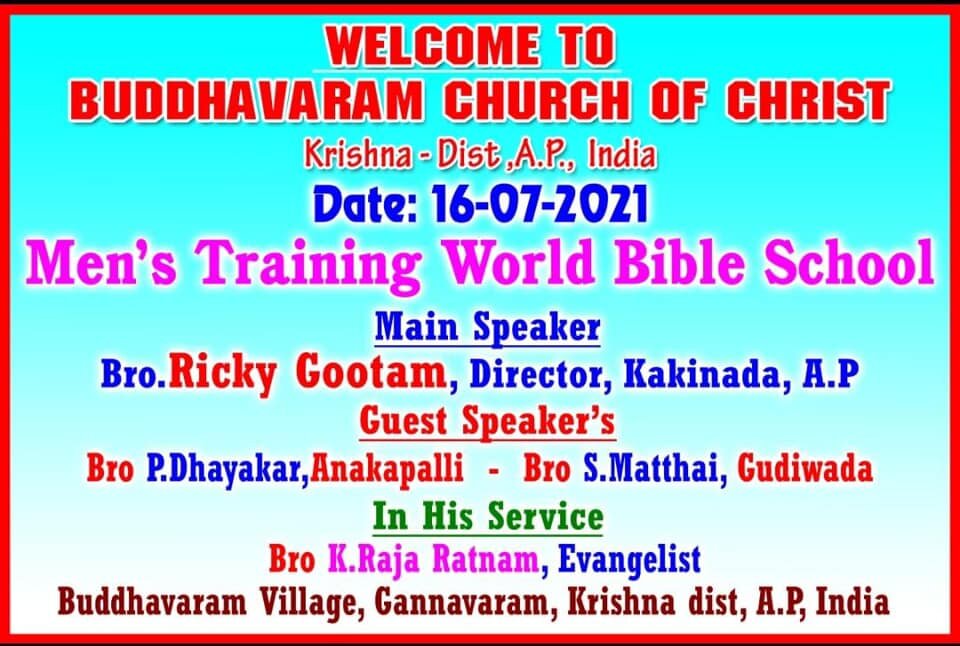 INDIAN 4 FIELDS DISCIPLESHIP MULTIPLICATION TRAINING WITH RICKY GOOTAM AND DAYAKAR PANDRANA