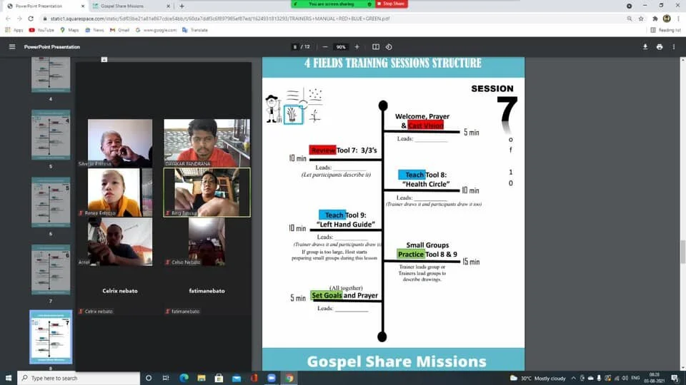 PHILIPPINE 4 FIELDS DISCIPLESHIP MULTIPLICATION TRAINING