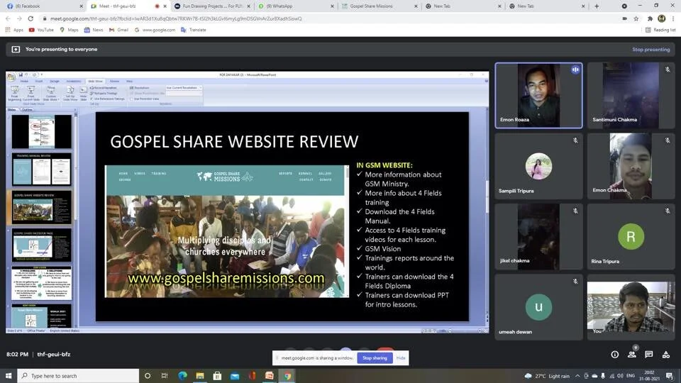 BANGLADESH 4 FIELDS DISCIPLESHIP MULTIPLICATION TRAINING WITH DAYAKAR