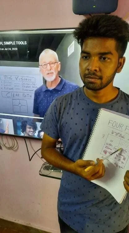 NEW INDIAN RAJAHMUDRY 4 FIELDS DISCIPLESHIP MULTIPLICATION GROUP WITH PETER HEMANTH.