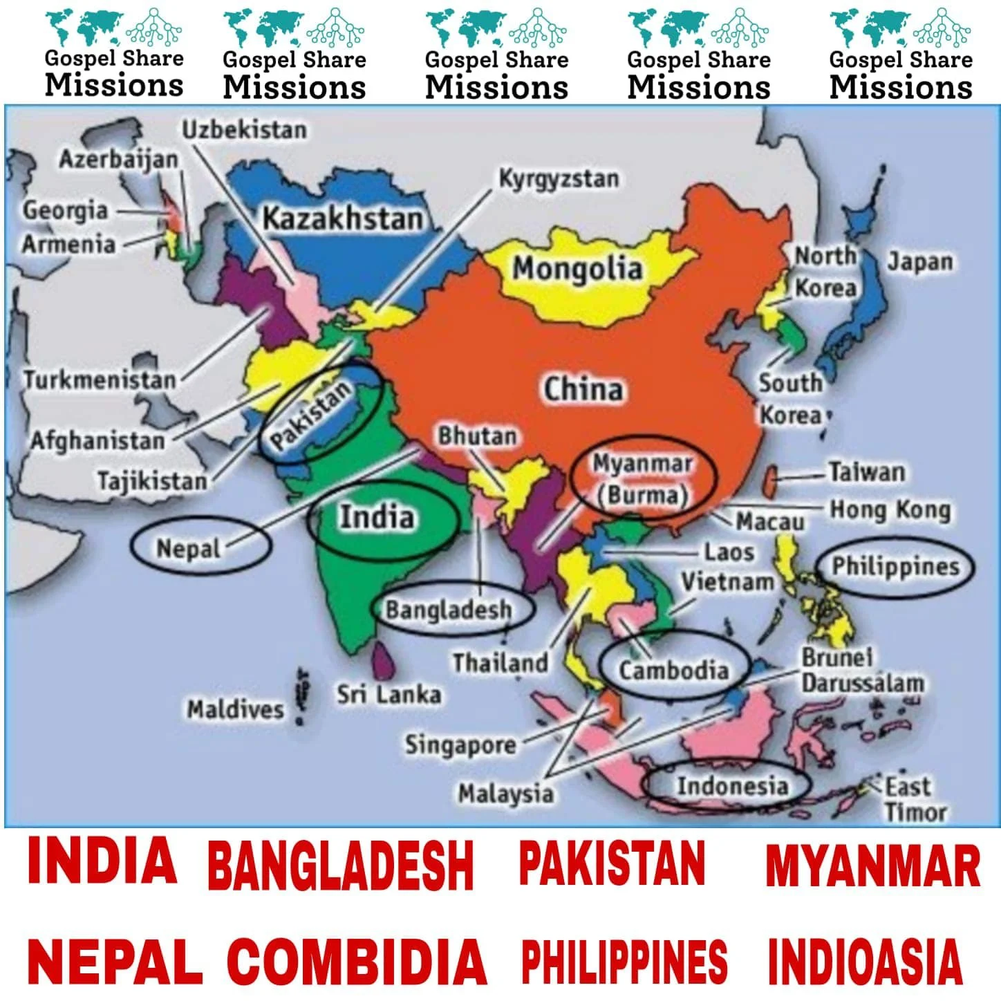 THE 4 FIELDS DISCIPLESHIP MULTIPLICATION GROWTH AND SPREAD IN ASIA.