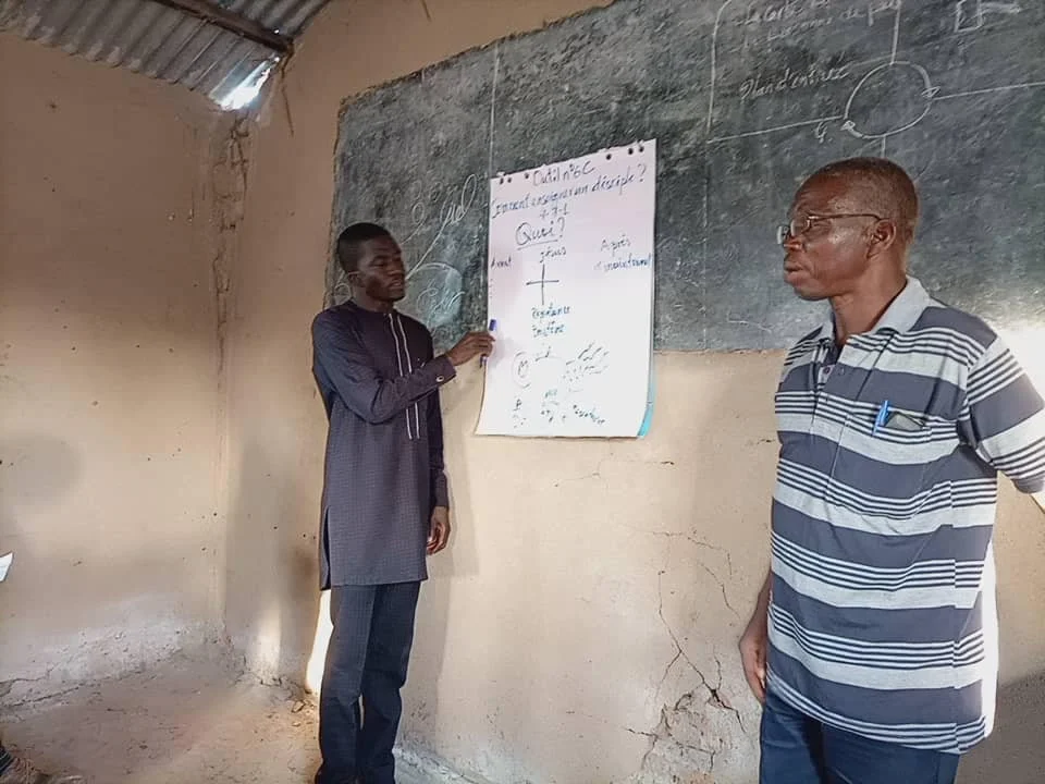 CHAD BISSO 4 FIELDS DISCIPLESHIP MULTIPLICATION TRAINING WITH DEJONGA FELTOING AND DEJONWE SOCRATE.