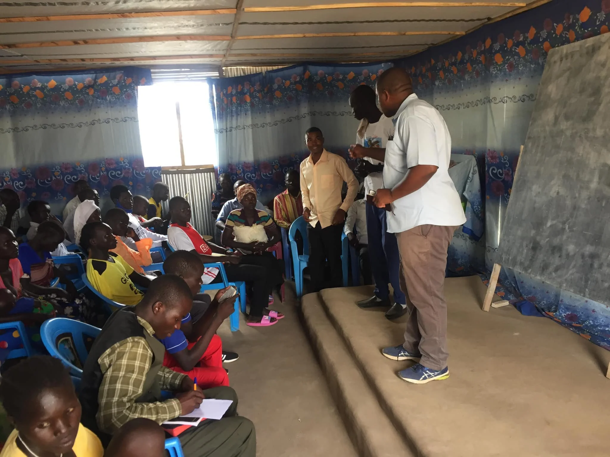 DIMPO MOTIMELE VISITS KENYAN KAKUMA REFUGEE CAMP WITH TOM OPONDO
