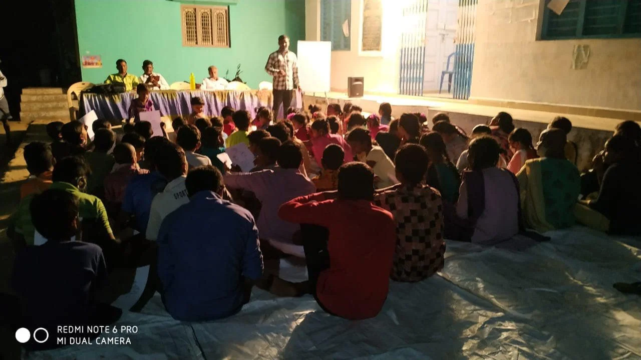 INDIAN 4 FIELDS CHILDREN CAMP WITH KARUNAKAR PANDRANA