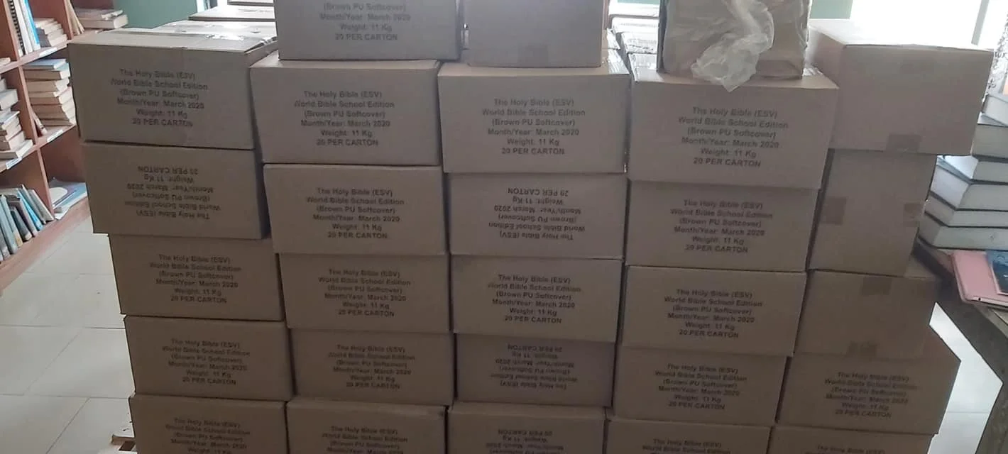 2,000 BIBLES ARRIVE IN UGANDA FOR GOSPEL CHARIOT AND GOSPEL SHARE OUTREACH INTO THE HARVEST.