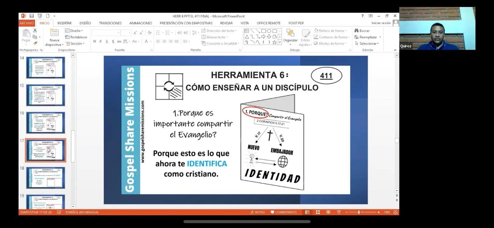 NICARAGUA 4 FIELDS DISCIPLESHIP MULTIPLICATION TRAINING