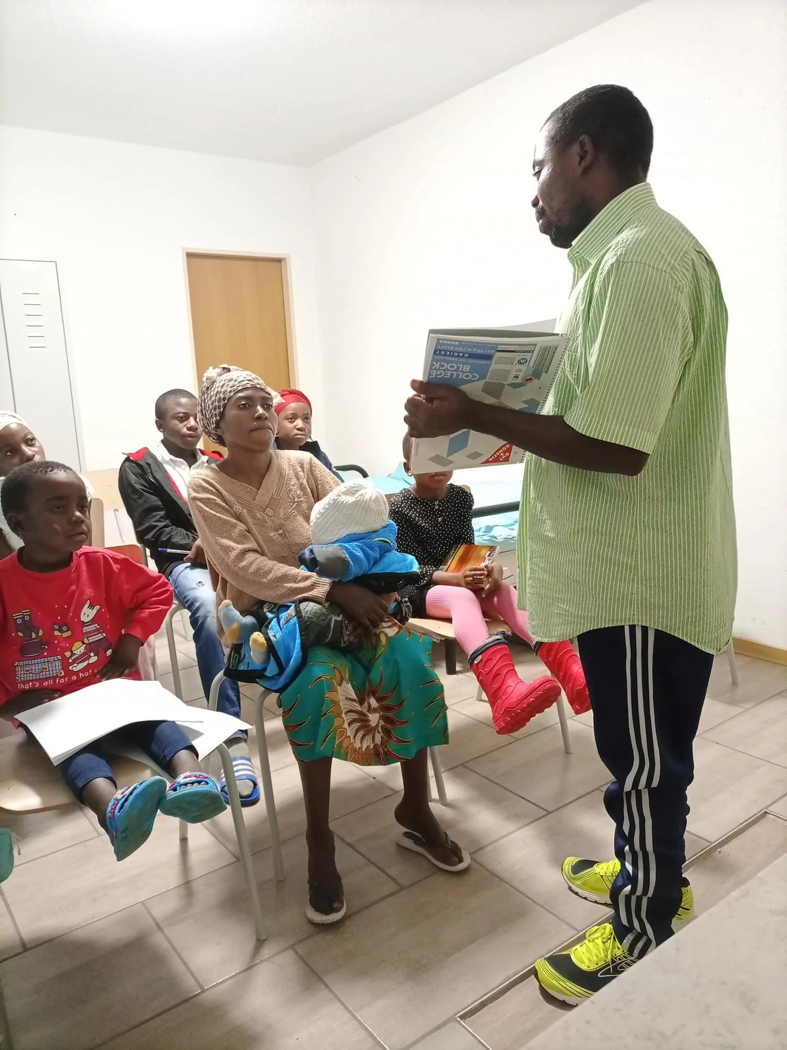 GERMAN HOUSE CHURCH WITH OMBENI FAMILY.