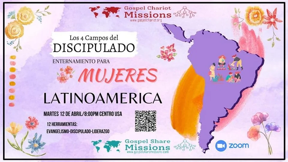WOMAN..SPANISH 4 FIELDS DISCIPLESHIP MULTIPLICATION TRAINING