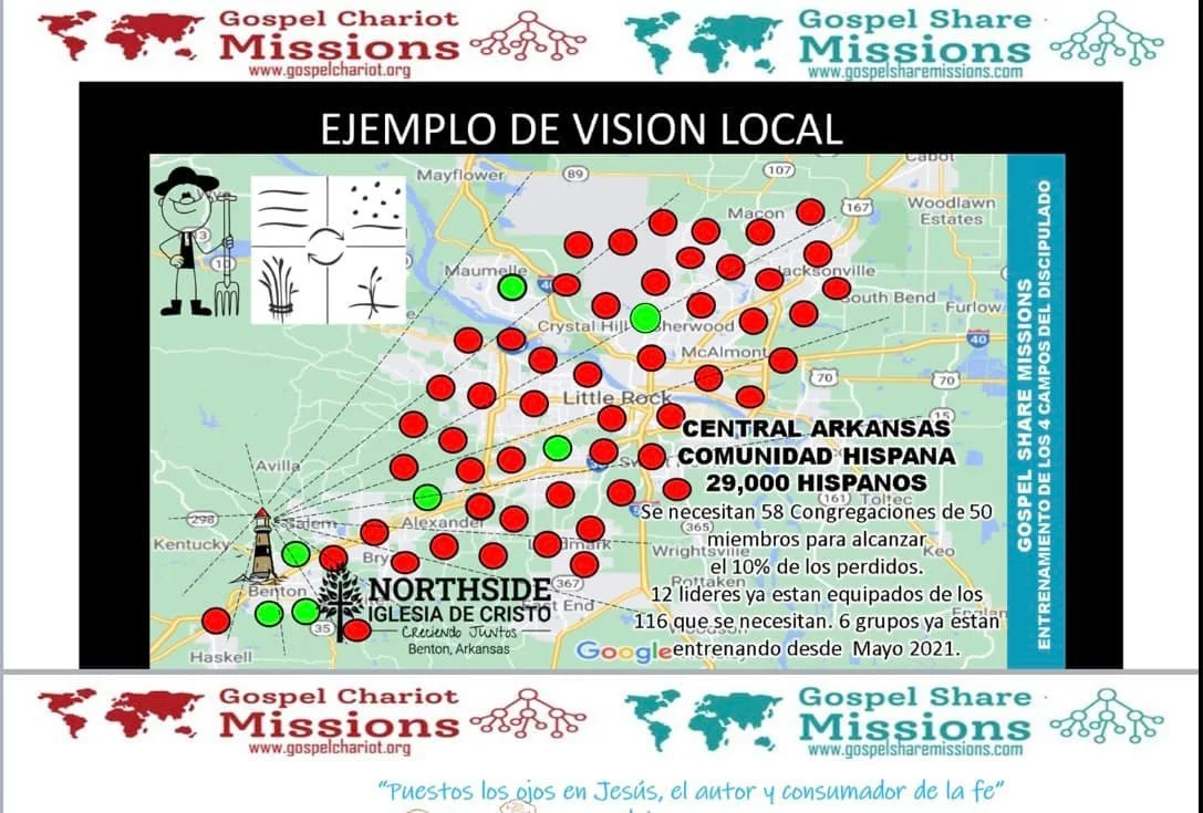 SPANISH 4 FIELDS DISCIPLESHIP MULTIPLICATION TRAINING WITH A NEW GROUP START.
