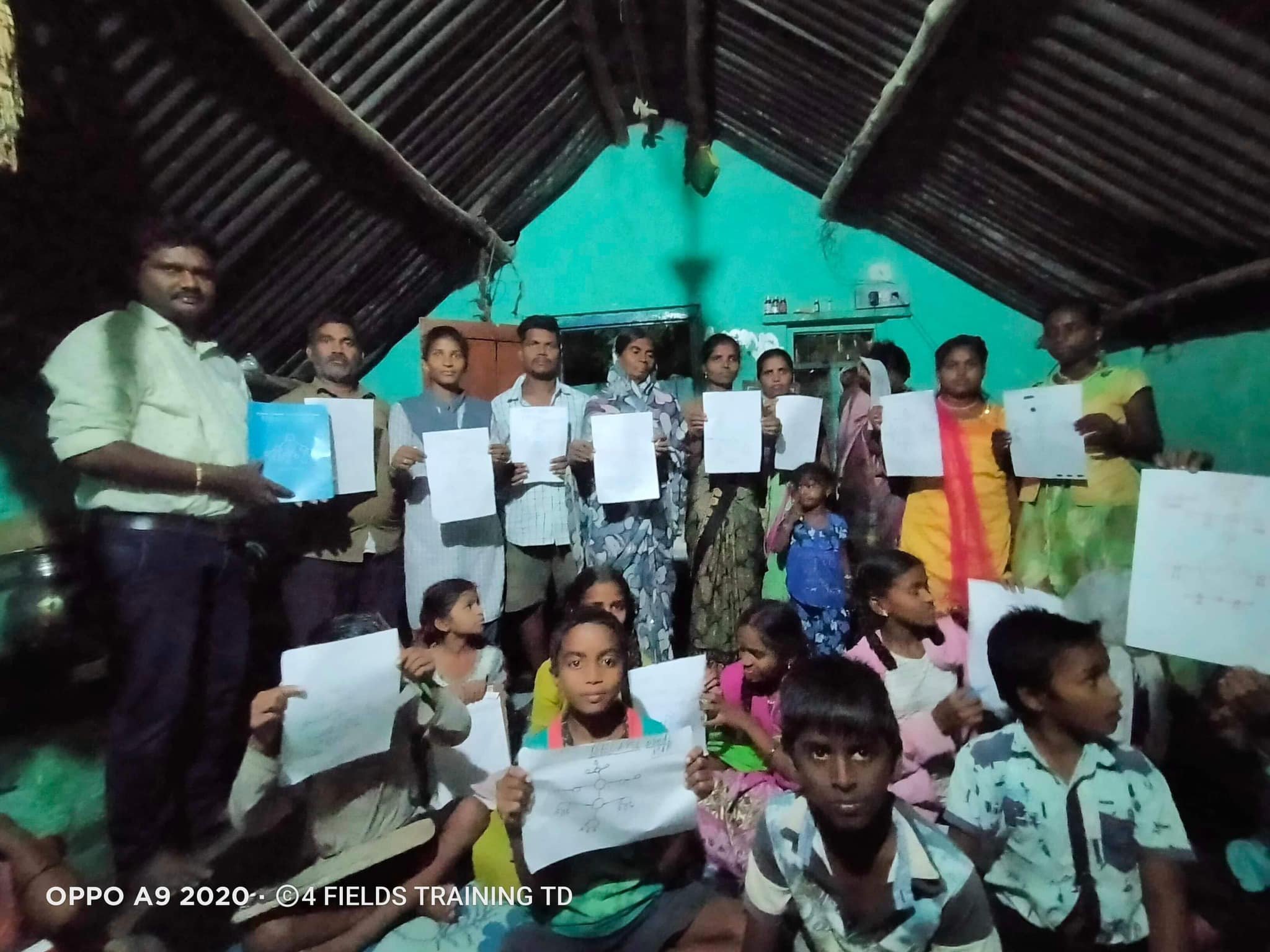 INDIAN VILLAGE 4 FIELDS DISCIPLESHIP MULTIPLICATION TRAINING WITH DANIEL RAJU.