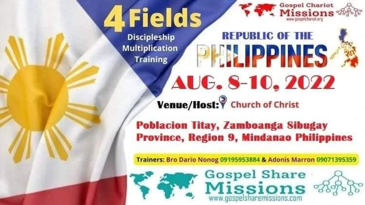 PHILIPPINES 4 FIELDS DISCIPLESHIP MULTIPLICATION TRAINING