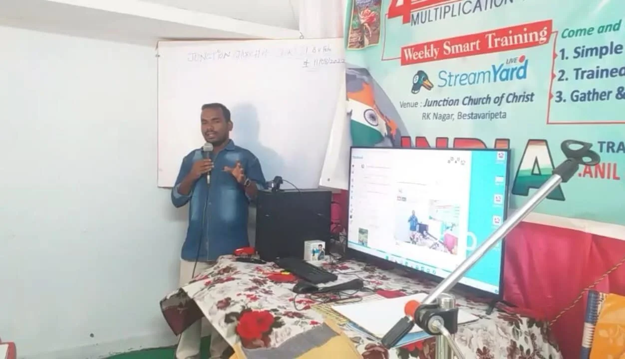 INDIAN ONLINE 4 FIELDS DISCIPLESHIP TRAINING WITH ANIL KUMAR.