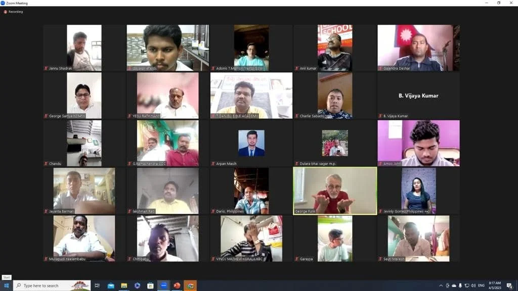 ASIA WEEKLY WEDNESDAY 4 FIELDS DISCIPLESHIP AND CHURCH MULTIPLICATION ZOOM ONLINE TRAINING