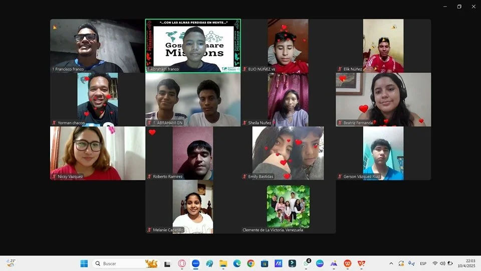 GROUP # 06 YOUTH.  LATINAMERICA. GOSPEL CHARIOT/SHARE MISSIONS. WITH LOST SOULS IN MIND. CHURCH OF CHRIST.