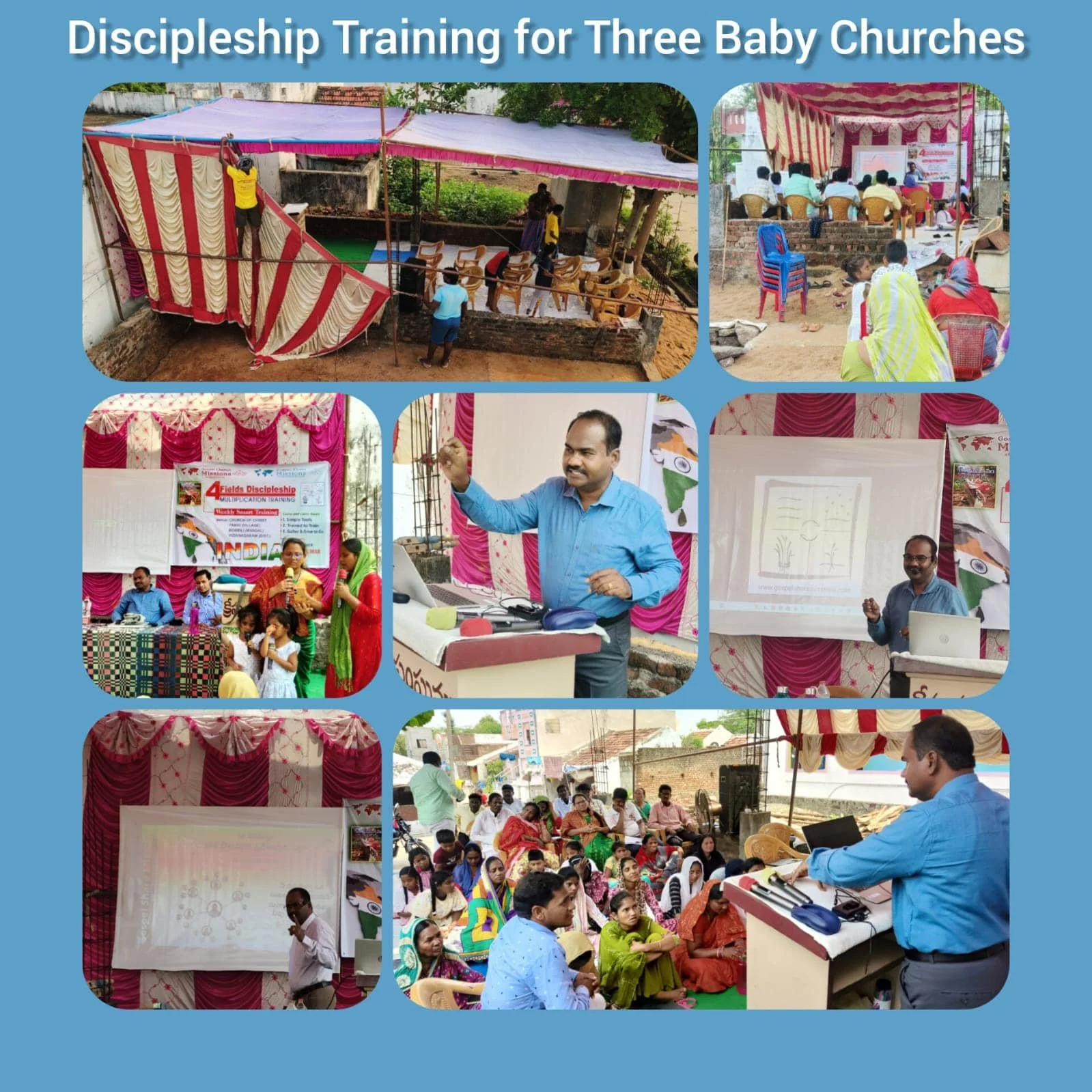 INDIA 4 FIELDS DISCIPLESHIP AND CHURCH MULTIPLICATION TRAINING IN NOTHERN STATES