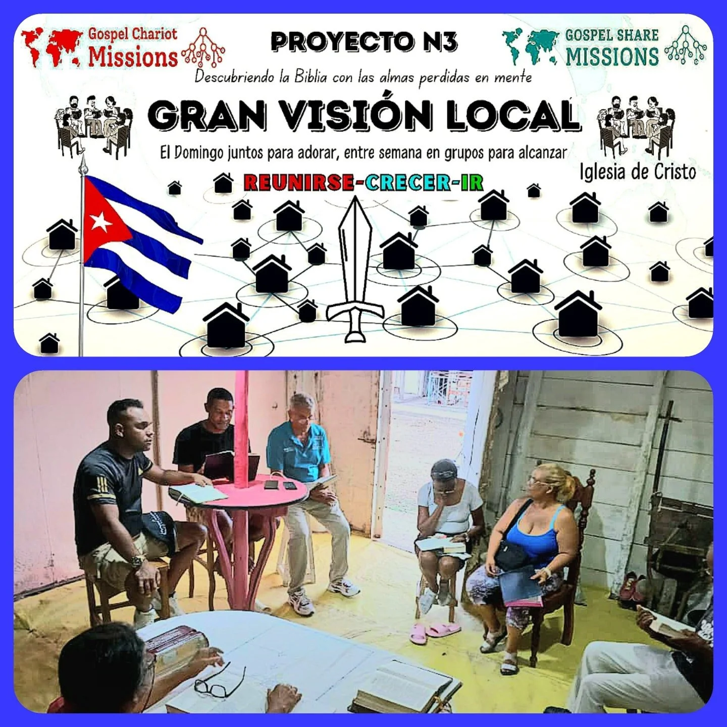 PALMA SYRIANO CUBA. PROJECT N3/L3 DEVELOPING LEADERS WHO MULTIPLY THROUGH BIBLICAL DISCOVERY SWORD METHOD.  GOSPEL CHARIOT/SHARE MISSIONS LATINOAMERICA.