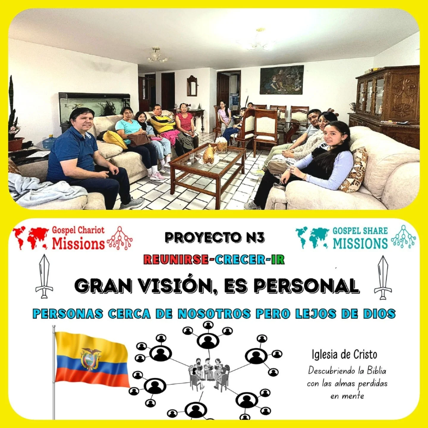 QUITO-ECUADOR . PROJECT N3/L3 DEVELOPING LEADERS WHO MULTIPLY THROUGH BIBLICAL DISCOVERY SWORD METHOD.