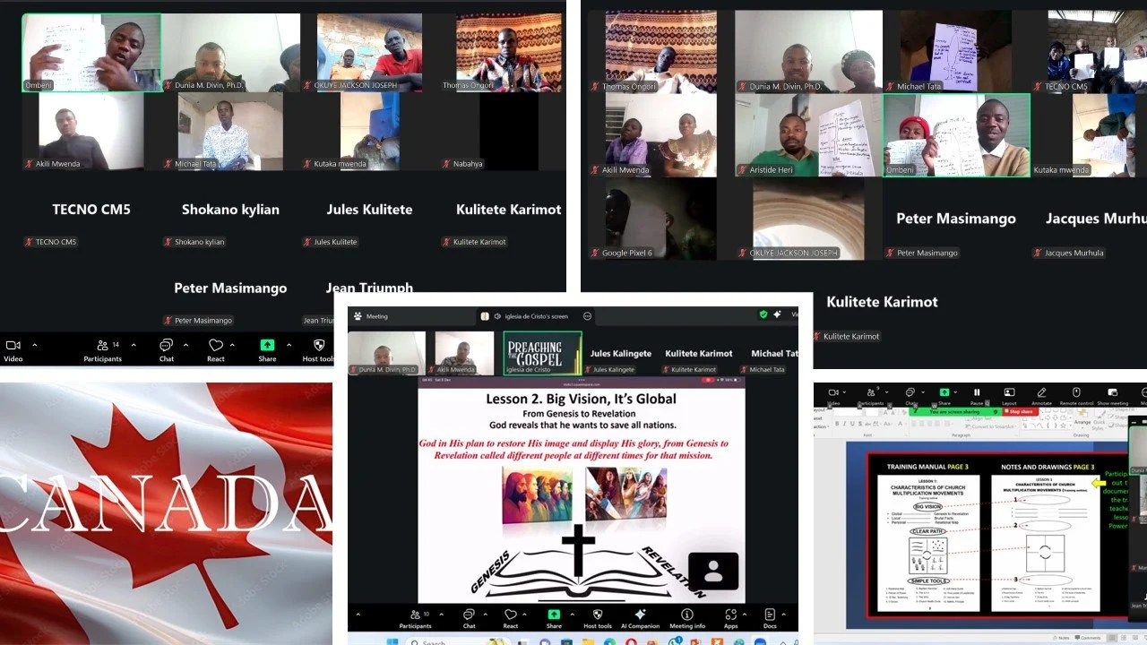 CANADA, GERMANY, COLOMBIA, AND AFRICA ONLINE 4FIELDS DISCIPLESHIP MULTIPLICATION BI-WEEKLY UPDATE