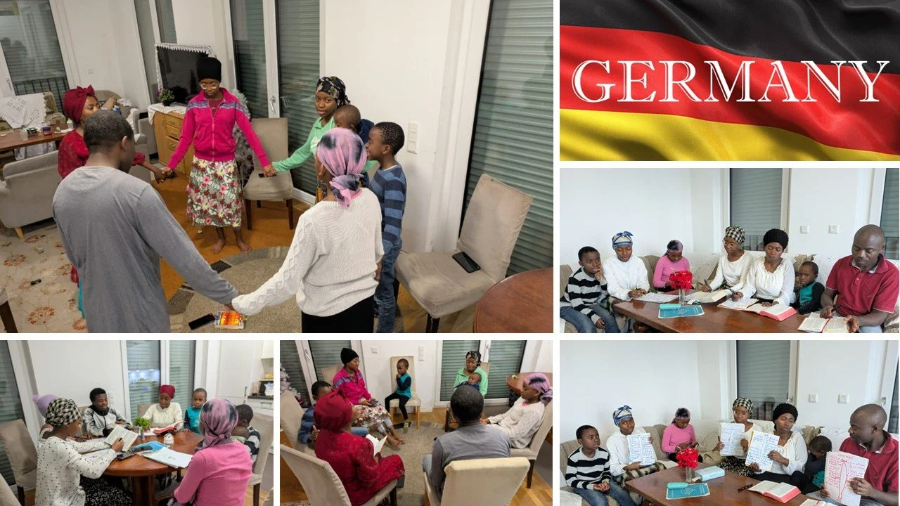 GERMANY 4 FIELDS DISCIPLESHIP AND CHURCH MULTIPLICATION FAMILY GROUP WEEKLY MEETING.