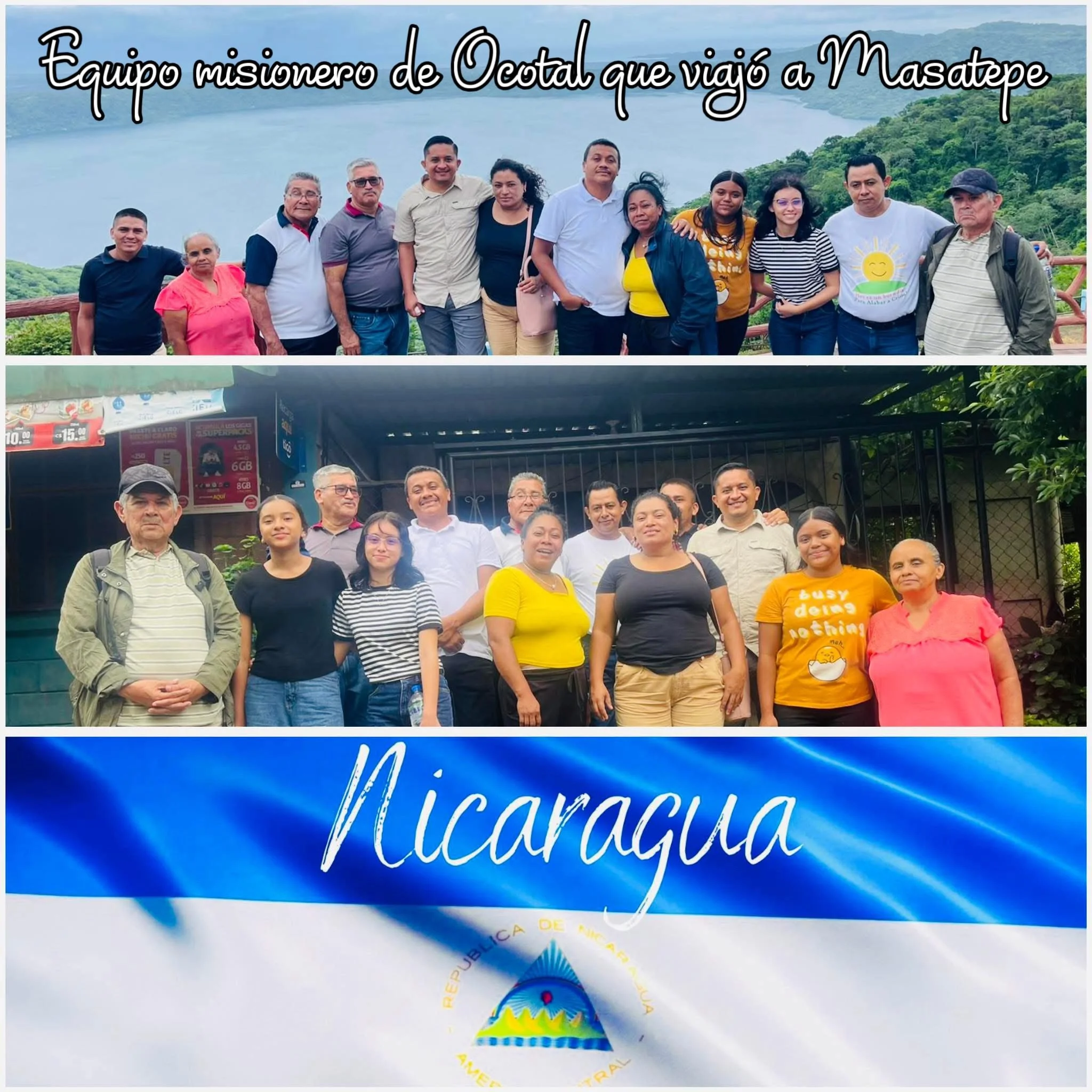 MASATEPE NICARAGUA CULMINATION OF EVANGELISM AND DISCIPLESHIP TRAINING PROGRAM IN 4 CAMPES.
