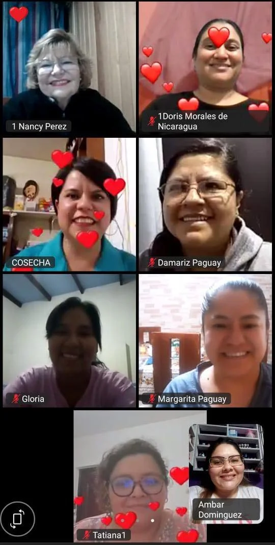 GROUP #6. Trainers Meeting to Organize the first Training Session. Latin American Women's Group.