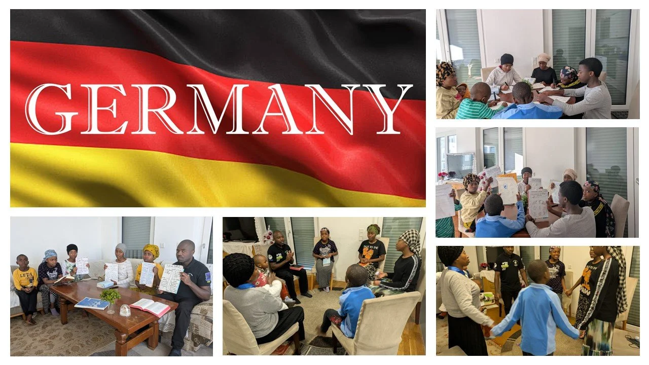 GERMANY 4 FIELDS DISCIPLESHIP AND CHURCH MULTIPLICATION FAMILY GROUP WEEKLY MEETING.