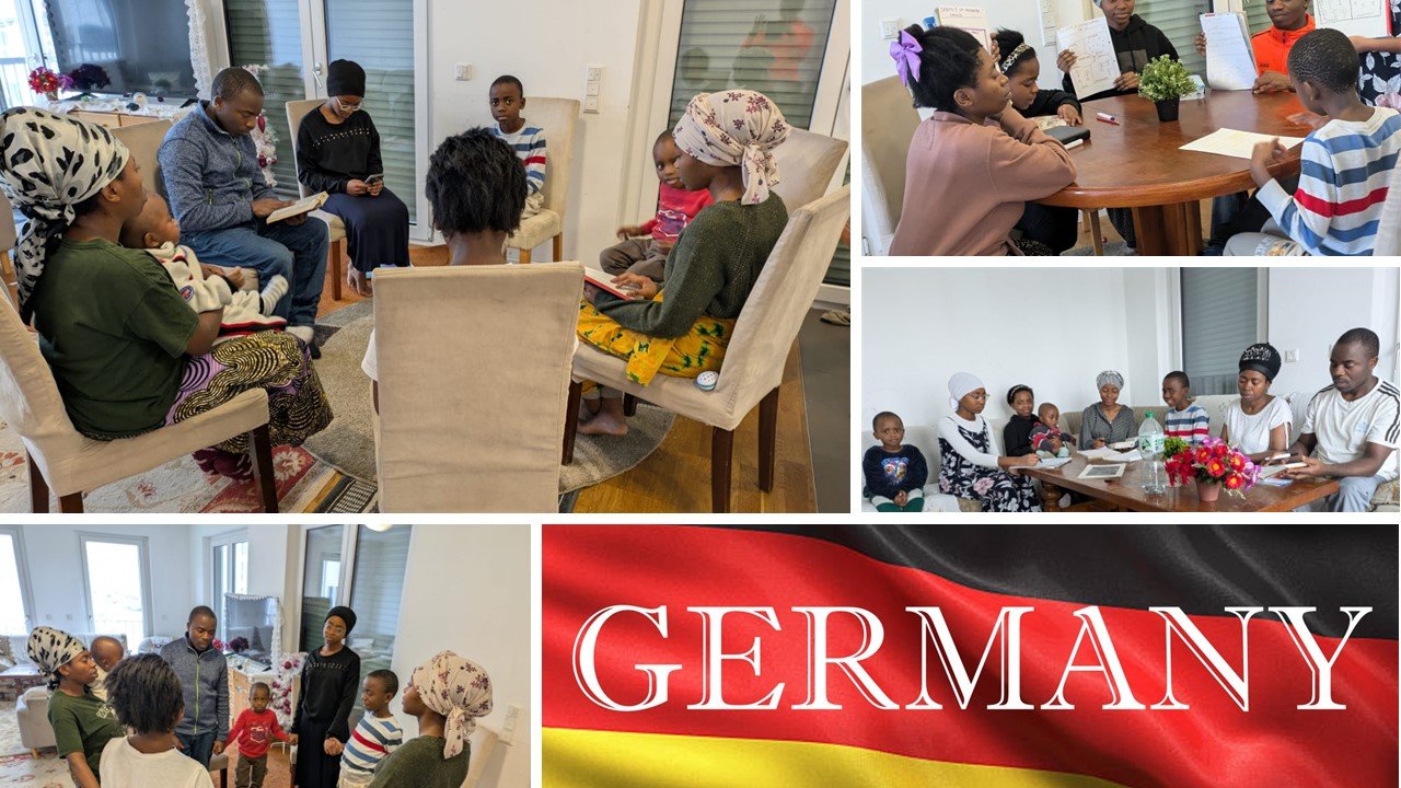 GERMANY 4 FIELDS DISCIPLESHIP AND CHURCH MULTIPLICATION FAMILY GROUP WEEKLY MEETING.