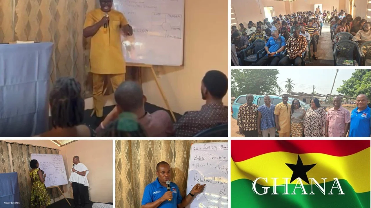 WALK, CMN, AND THE 4 FIELDS DISCIPLESHIP AND CHURCH MULTIPLICATION TRAINING REPORT FROM THE UNIVERSITY OF HEALTH AND ALLIED SCIENCES (UHAS)