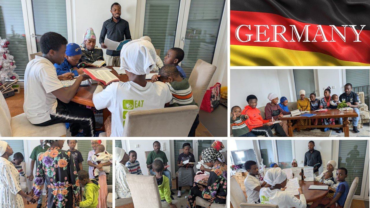 GERMANY 4 FIELDS DISCIPLESHIP AND CHURCH MULTIPLICATION FAMILY GROUP WEEKLY MEETING.