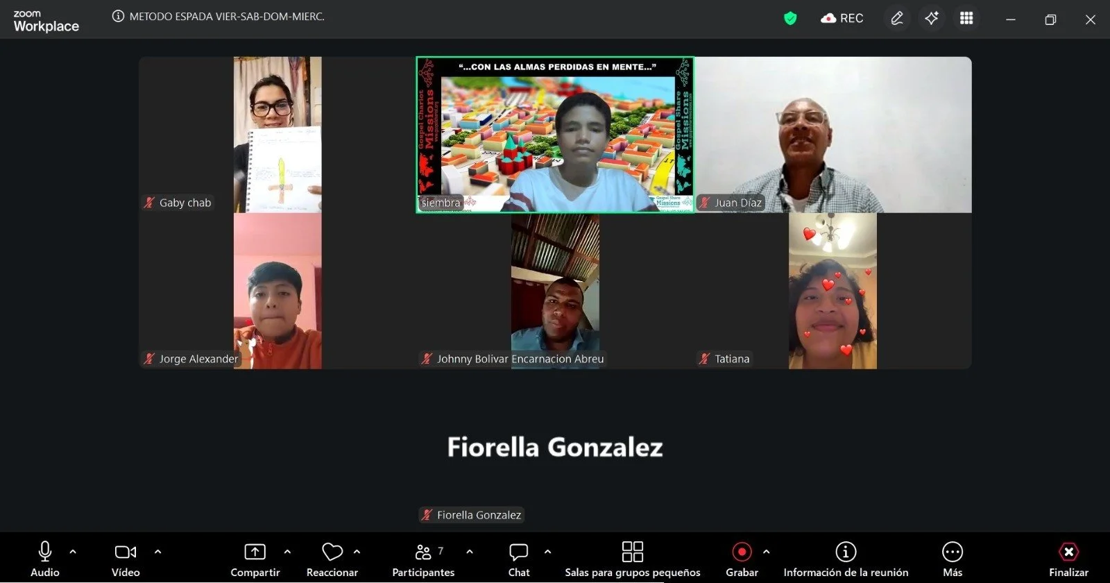 GOSPEL CHARIOT/SHARE MISSIONS LATINOAMERICA SATURDAY OF SWORD METHOD (YOUTH) BIBLE DISCOVERY.