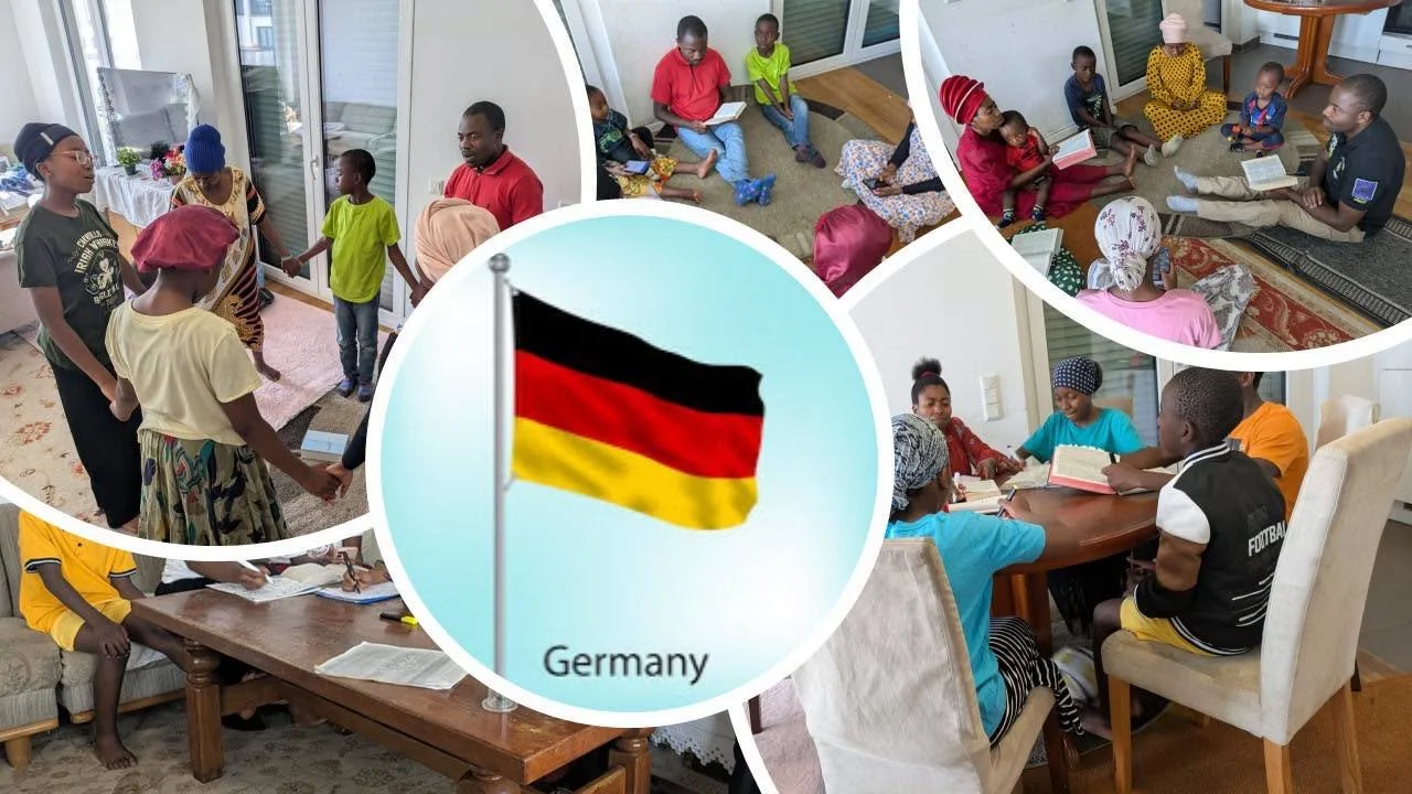 GERMANY – 4 Fields Discipleship and Church Multiplication Family Group Weekly Meeting.