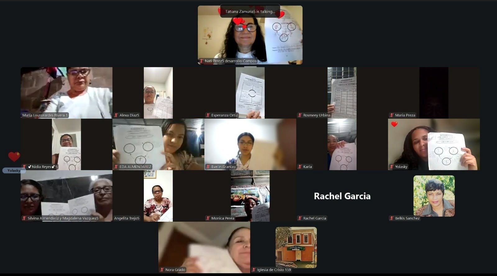 LATIN AMERICA WOMEN.  EVANGELISM AND DISCIPLESHIP WORKSHOP IN 4 FIELDS.