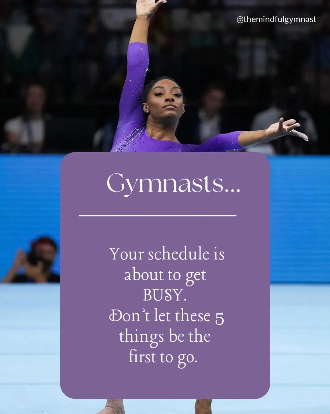 Back to school means back to juggling A LOT. 🎒🤸&zwj;♀️

School. Homework. Practice. Upgrades. Expectations. Friends. Family. And before you know it&hellip;competition season.

With so much going on, it&rsquo;s easy for the basics to be the first th