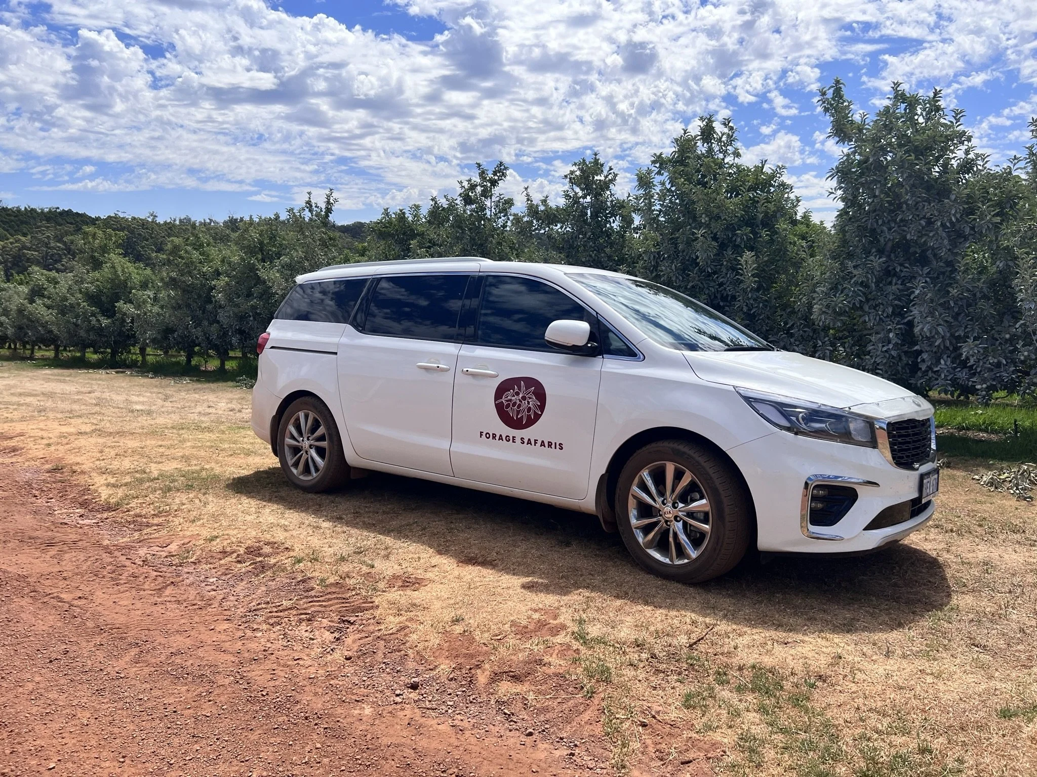 Forage Safaris tour vehicle with accessible sliding doors