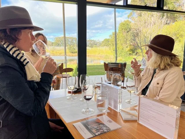 Wine tasting on a half day tour in the Margaret River Region Western Australia with Forage Safaris