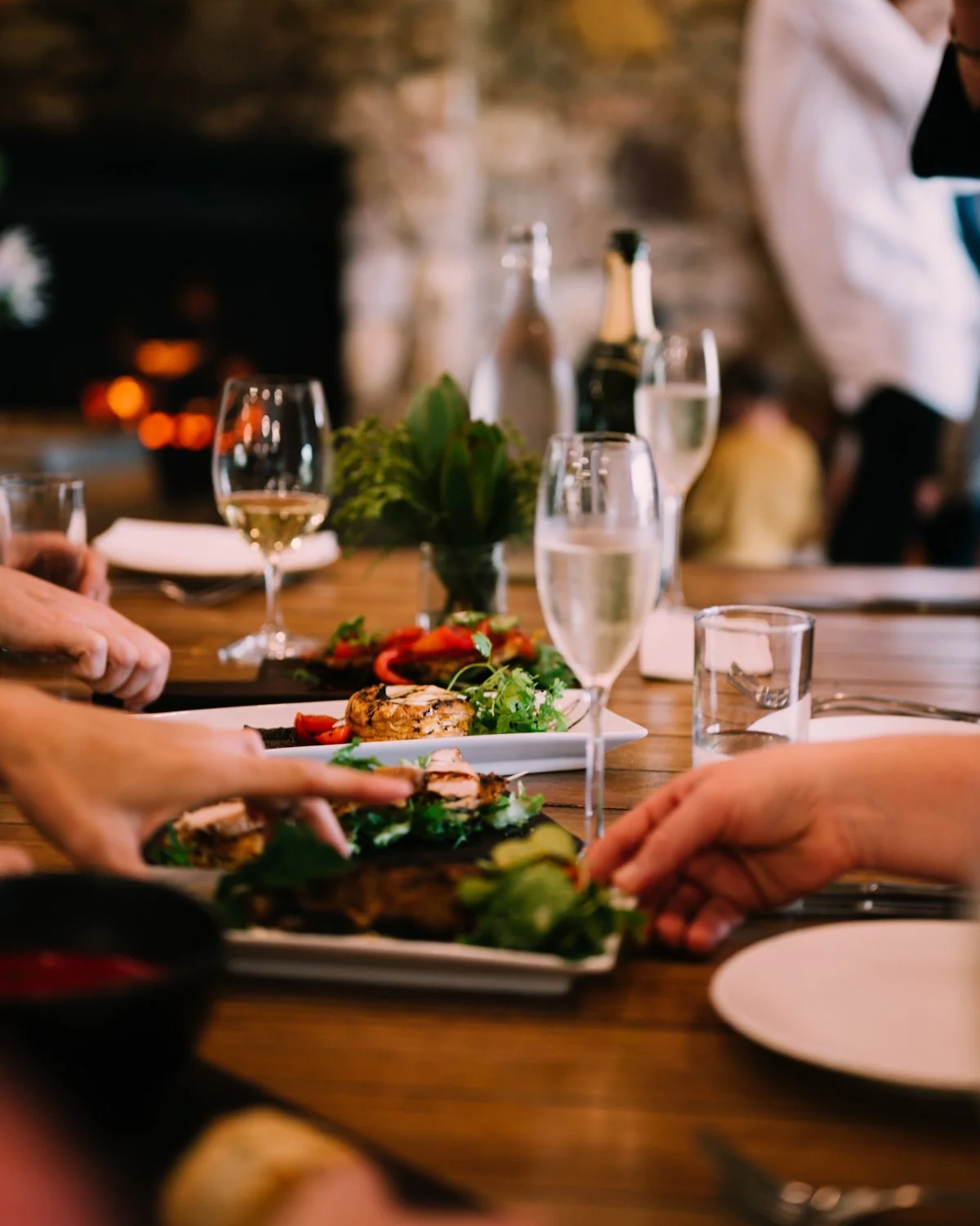 Fine dining at Clairault Streicker Wines with Forage Safaris