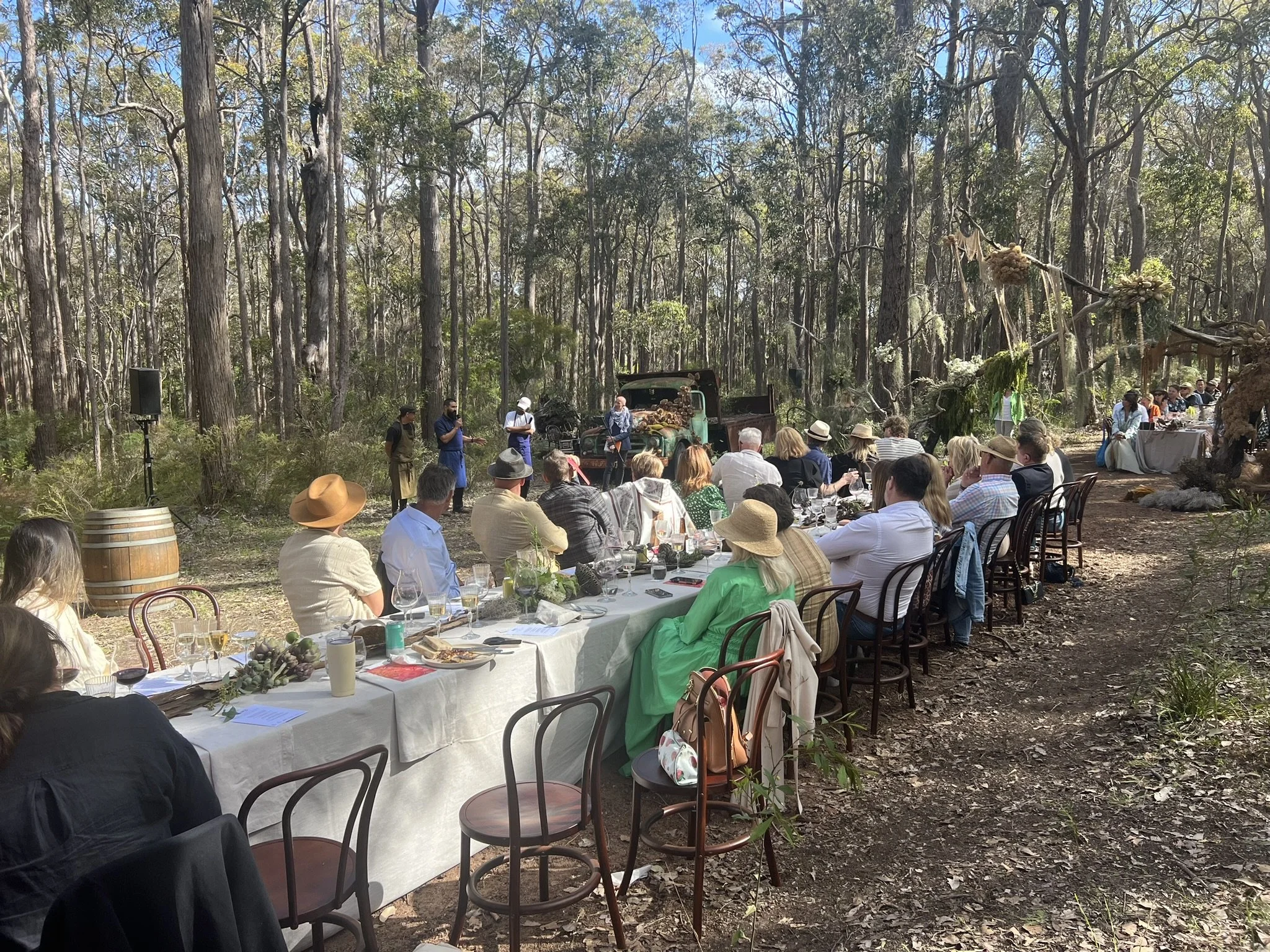 Pair'd Event Margaret River, dining in the forest