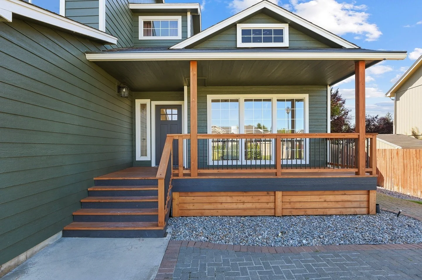 First impressions aren&rsquo;t everything, but they really do set the tone. Hudson &amp; I sat on this porch for lunch most Tuesdays so we could watch the garbage truck do its thing. We ran out here to watch the moose trot past. We sat to watch the f