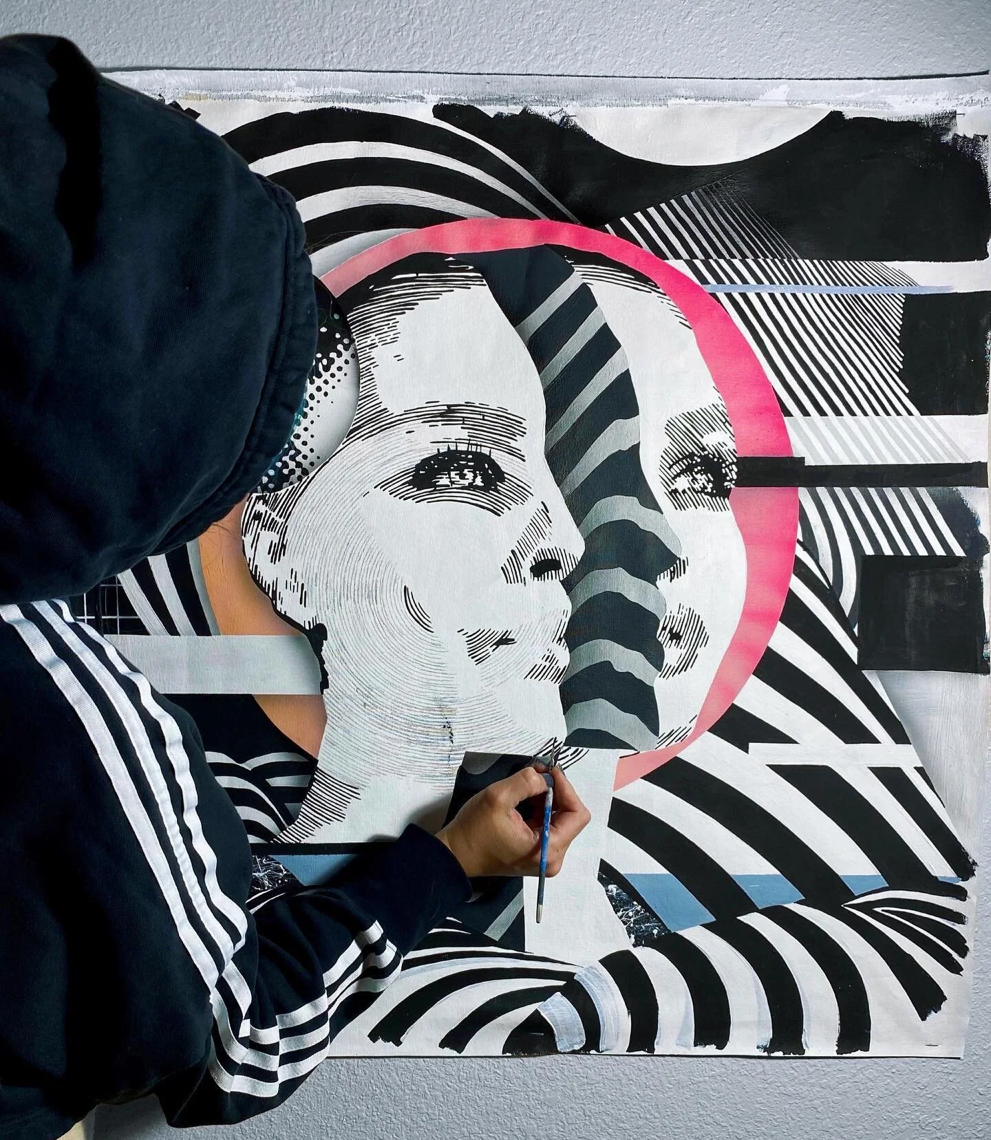 // This one goes out to the women out there keeping their head high and their heart soft in the face of adversity // protect your energy and look toward a better tomorrow, mija //

// WIP for @abvgallery &ldquo;A Better View&rdquo; exhibition opening