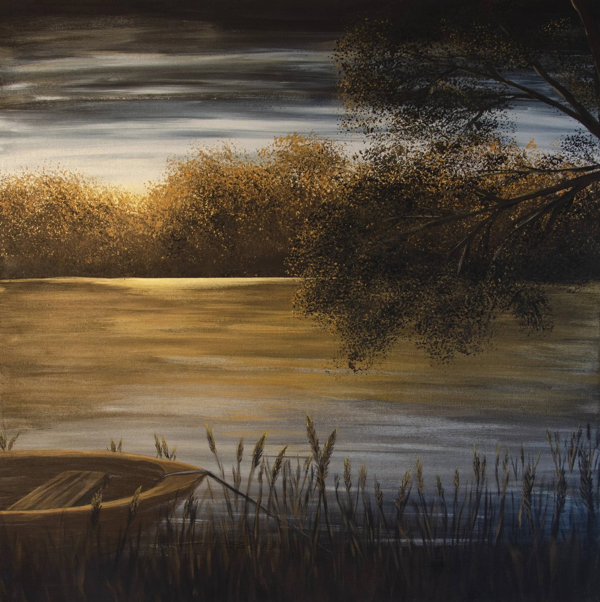 Gadsden_Evening by Water_Acrylic on Canvas.jpg