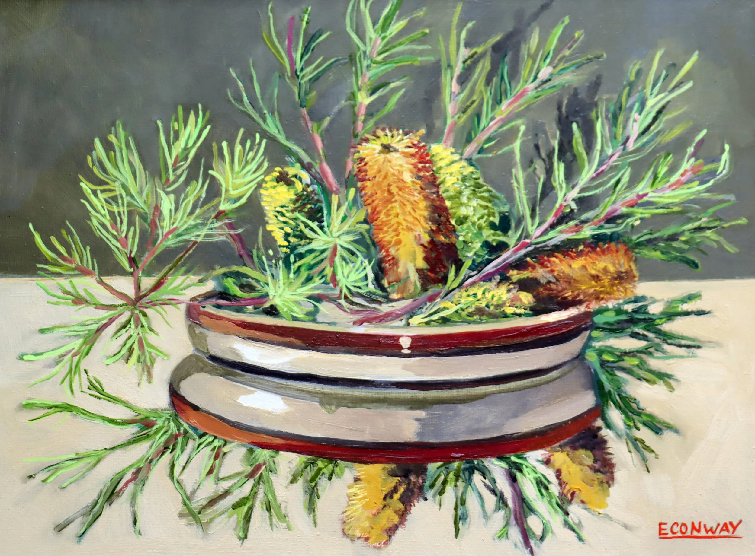 Banksia's in reflection.jpg