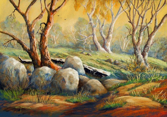 TAVENER  Ravenswood sanctuary  Pastel.jpg
