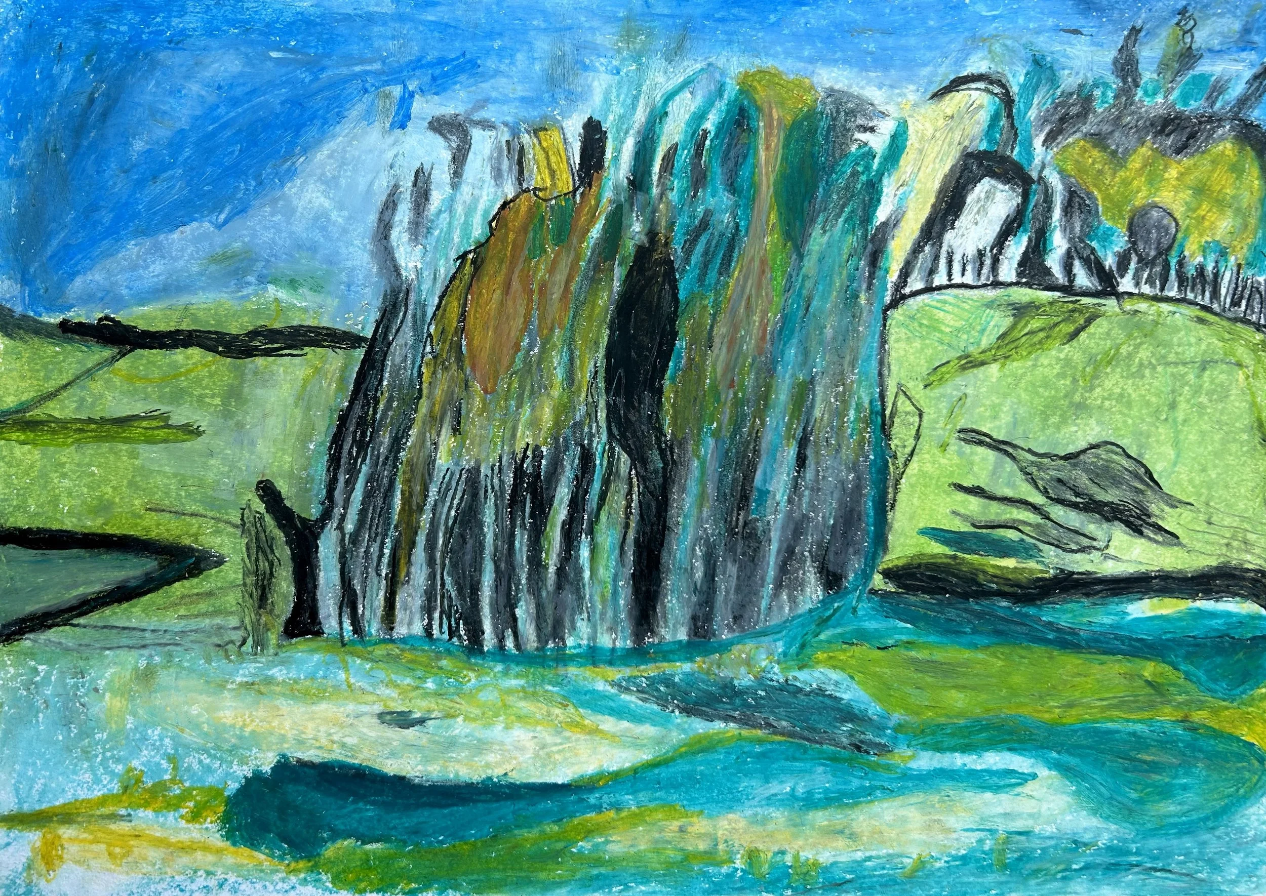 Paul's The Thicket, 2024, pastel on paper.jpeg