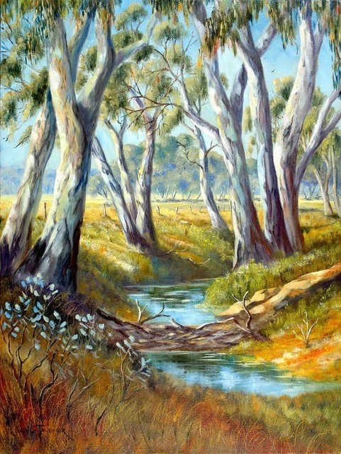 TAVENER  Creek at Baghot Bendigo Oil.jpg